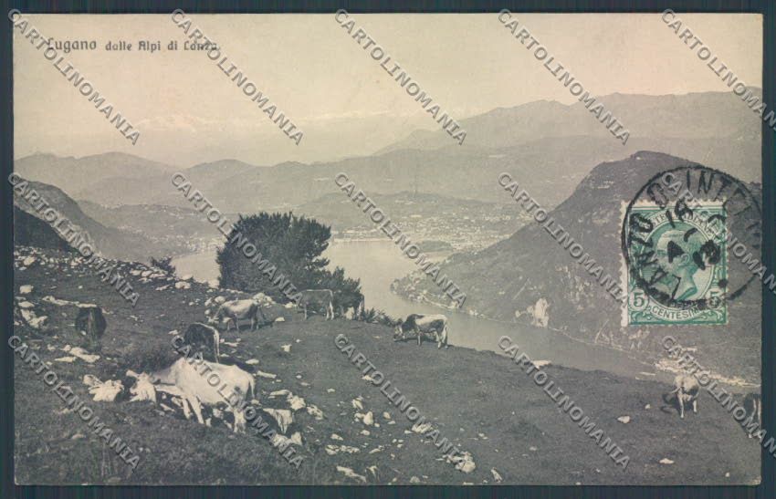 Como Lanzo d'Intelvi Lugano cartolina LQ3093 – fronte