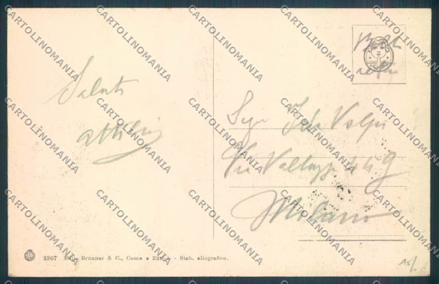 Como Lanzo d'Intelvi Lugano cartolina LQ3093 – retro