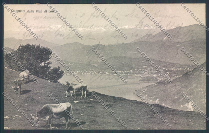 Como Lanzo d'Intelvi Lugano cartolina LQ3094 – fronte
