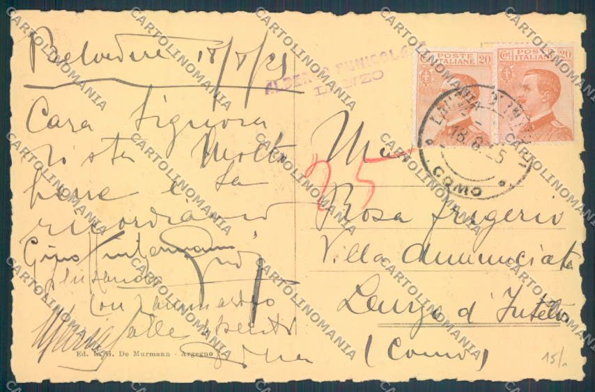 Como Lanzo d'Intelvi cartolina LQ3097 – retro