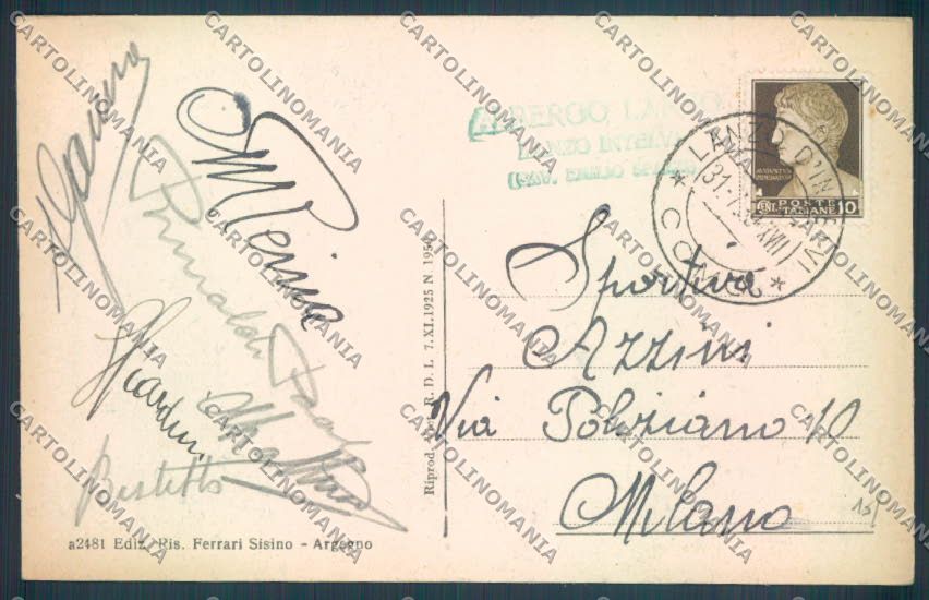 Como Lanzo d'Intelvi cartolina LQ3113 – retro