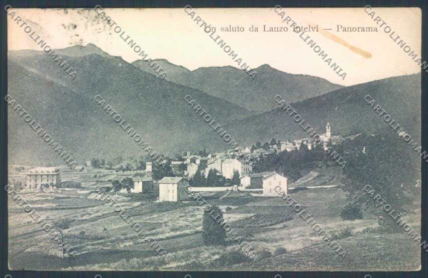 Como Lanzo d'Intelvi PIEGHINA cartolina LQ3116 – fronte