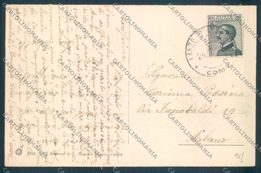 Como Lanzo d'Intelvi cartolina LQ3119 – retro