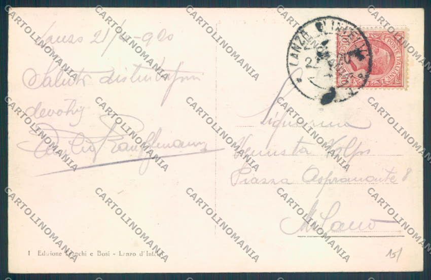 Como Lanzo d'Intelvi cartolina LQ3120 – retro
