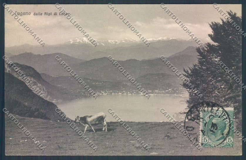 Como Lanzo d'Intelvi Lugano cartolina LQ3125 – fronte