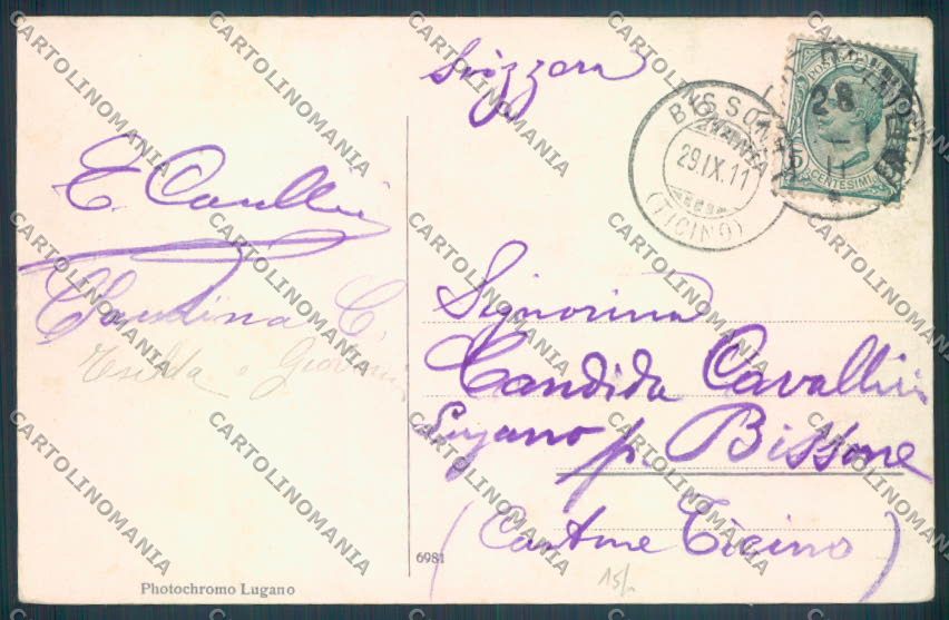 Como Lanzo d'Intelvi cartolina LQ3131 – retro