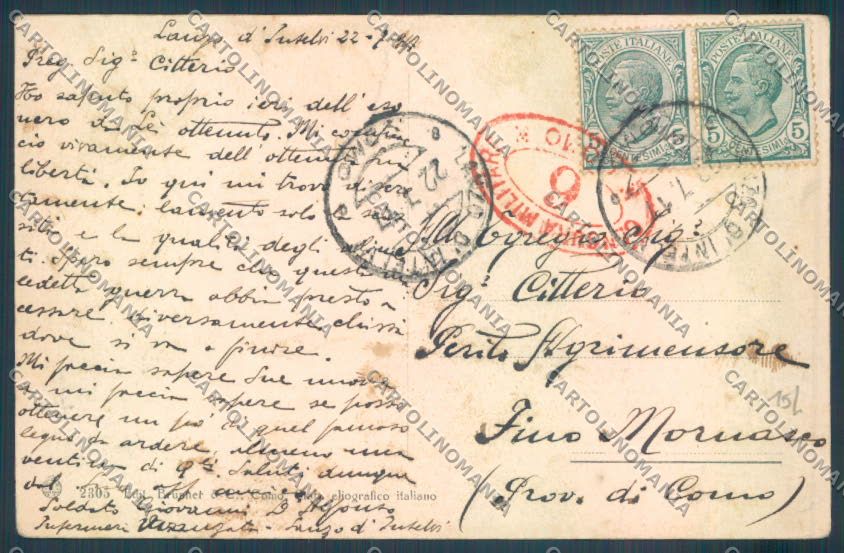 Como Lanzo d'Intelvi cartolina LQ3132 – retro