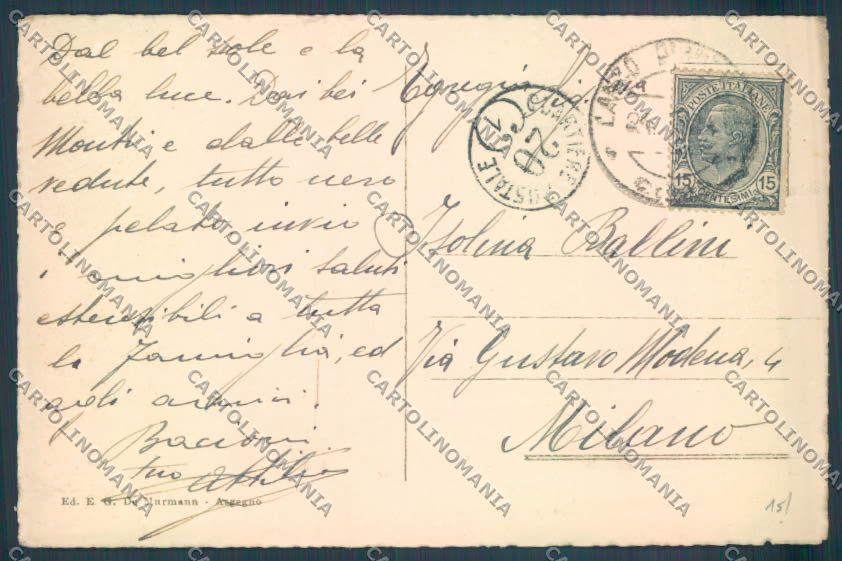 Como Lanzo d'Intelvi cartolina LQ3137 – retro