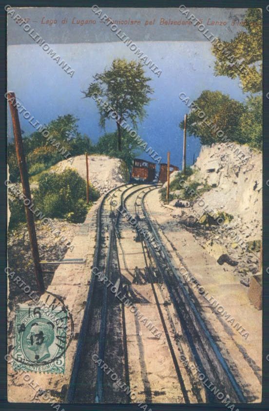 Como Lanzo d'Intelvi Funicolare cartolina LQ3148 – fronte