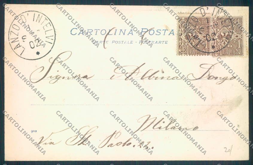 Como Lanzo d'Intelvi cartolina LQ3150 – retro