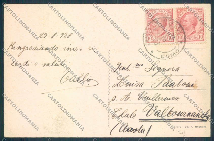 Como Lanzo d'Intelvi cartolina LQ3153 – retro