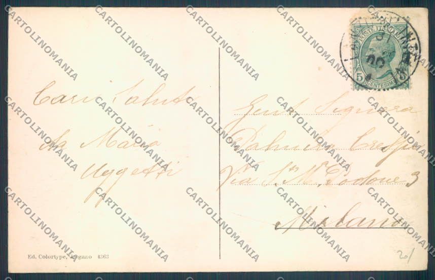 Como Lanzo d'Intelvi cartolina LQ3158 – retro