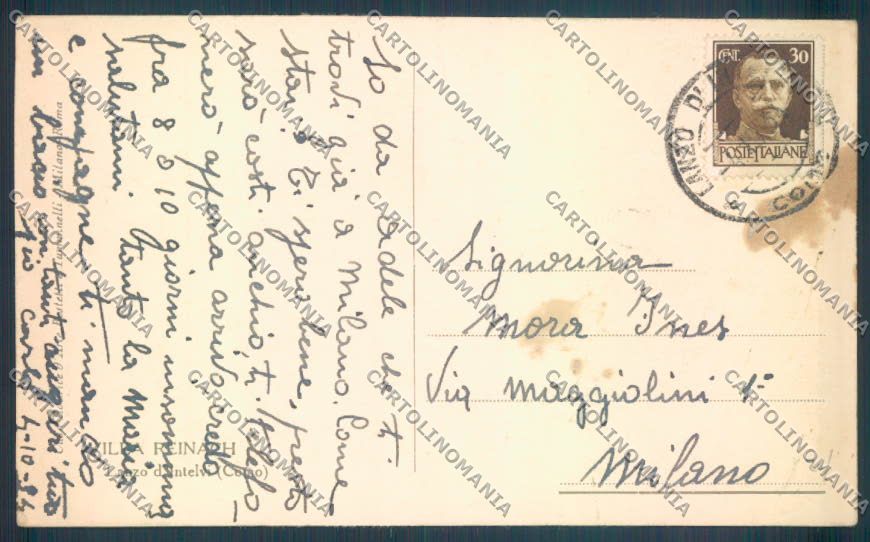 Como Lanzo d'Intelvi cartolina LQ3159 – retro