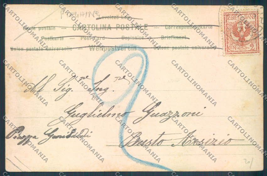 Como Lanzo d'Intelvi Pecora cartolina LQ3179 – retro