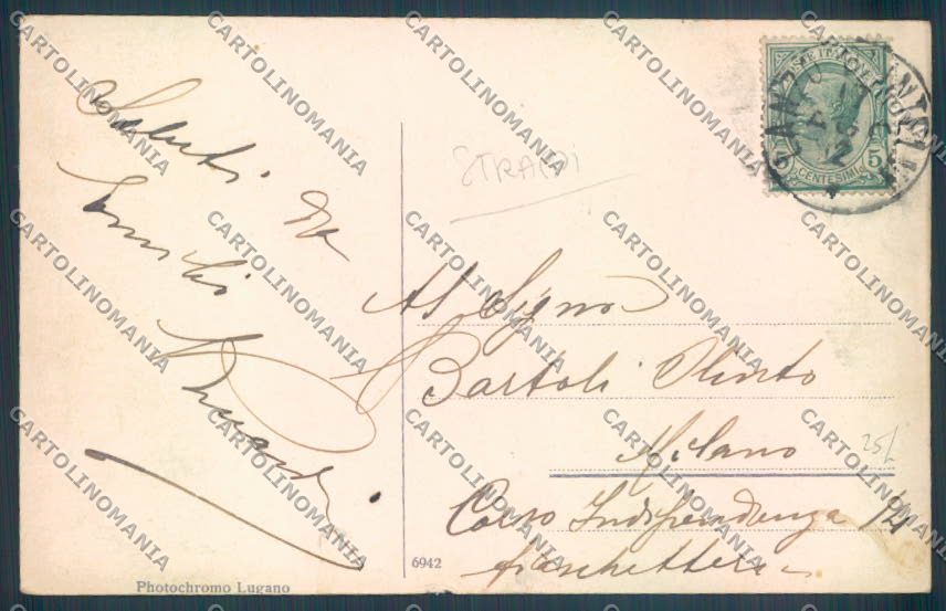 Como Lanzo d'Intelvi STRAPPI cartolina LQ3184 – retro