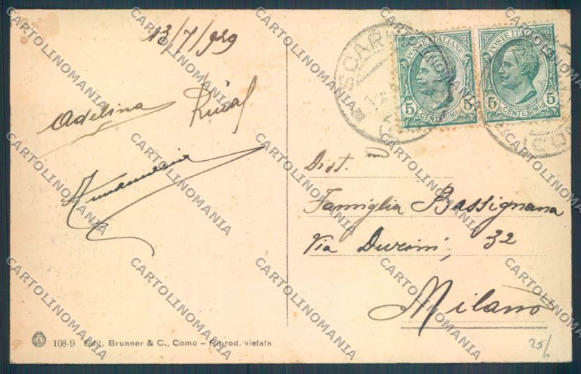 Como Lanzo d'Intelvi cartolina LQ3197 – retro