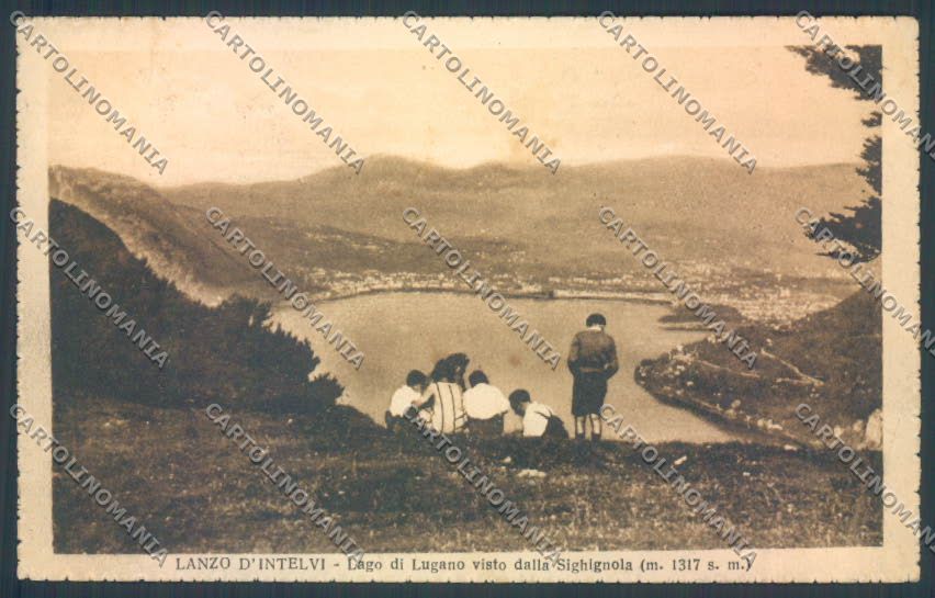 Como Lanzo d'Intelvi PIEGA cartolina LQ3198 – fronte