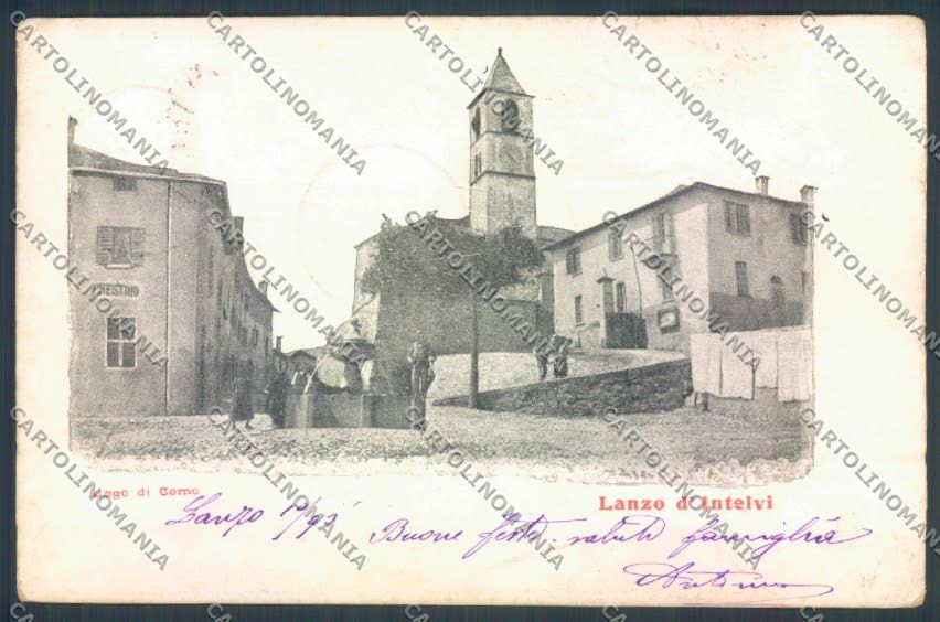 Como Lanzo d'Intelvi STRAPPINI cartolina LQ3208 – fronte