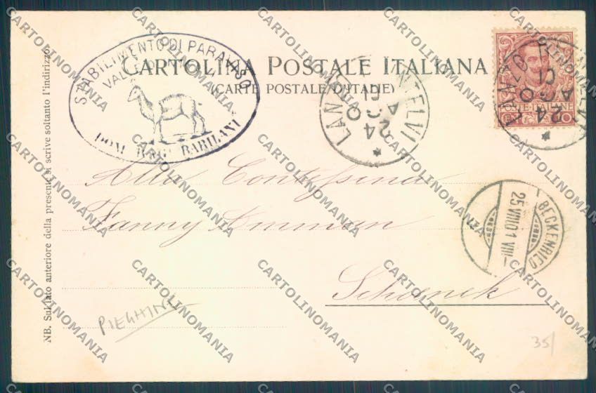Como Lanzo d'Intelvi PIEGHINE cartolina LQ3210 – retro