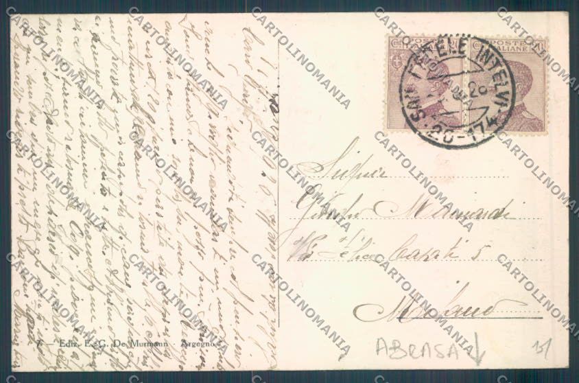 Como San Fedele d'Intelvi Saluti da ABRASA cartolina LQ3218 – retro
