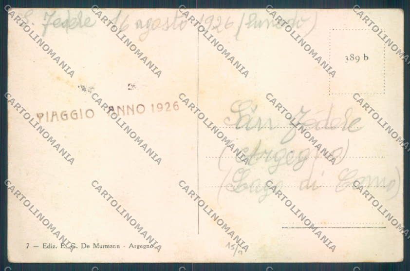 Como San Fedele d'Intelvi Saluti da cartolina LQ3220 – retro