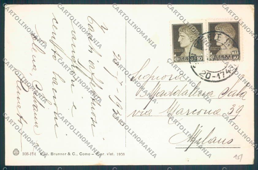 Como San Fedele d'Intelvi cartolina LQ3246 – retro