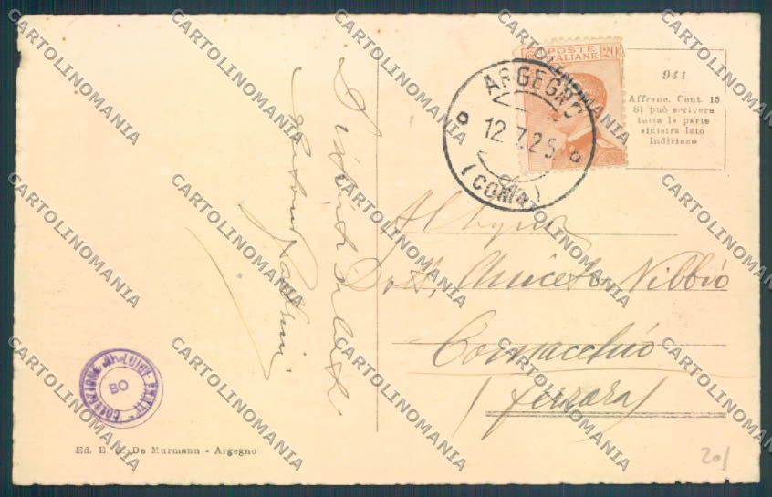 Como San Fedele d'Intelvi cartolina LQ3252 – retro