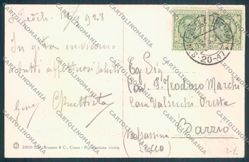 Como San Fedele d'Intelvi cartolina LQ3253 – retro