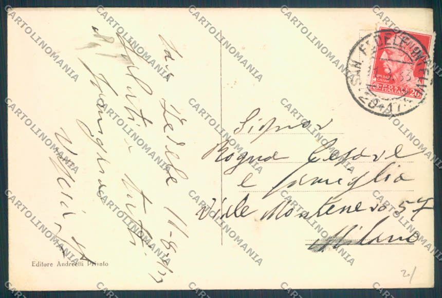 Como San Fedele d'Intelvi cartolina LQ3255 – retro