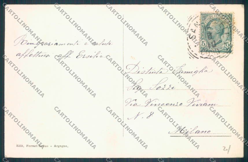 Como San Fedele d'Intelvi cartolina LQ3262 – retro