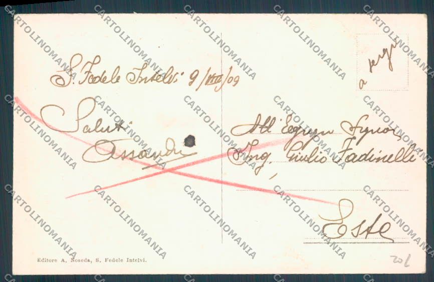 Como San Fedele d'Intelvi cartolina LQ3265 – retro