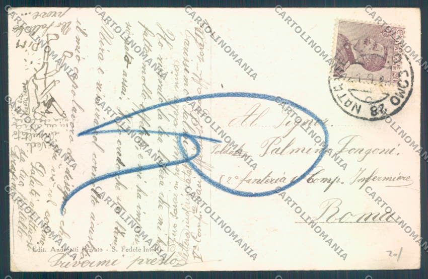 Como San Fedele d'Intelvi cartolina LQ3268 – retro
