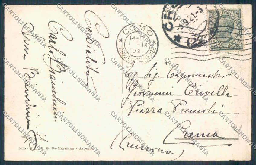 Como San Fedele d'Intelvi cartolina LQ3281 – retro