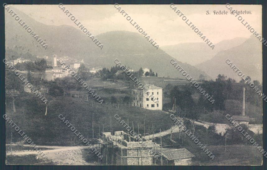 Como San Fedele d'Intelvi ABRASA cartolina LQ3285 – fronte