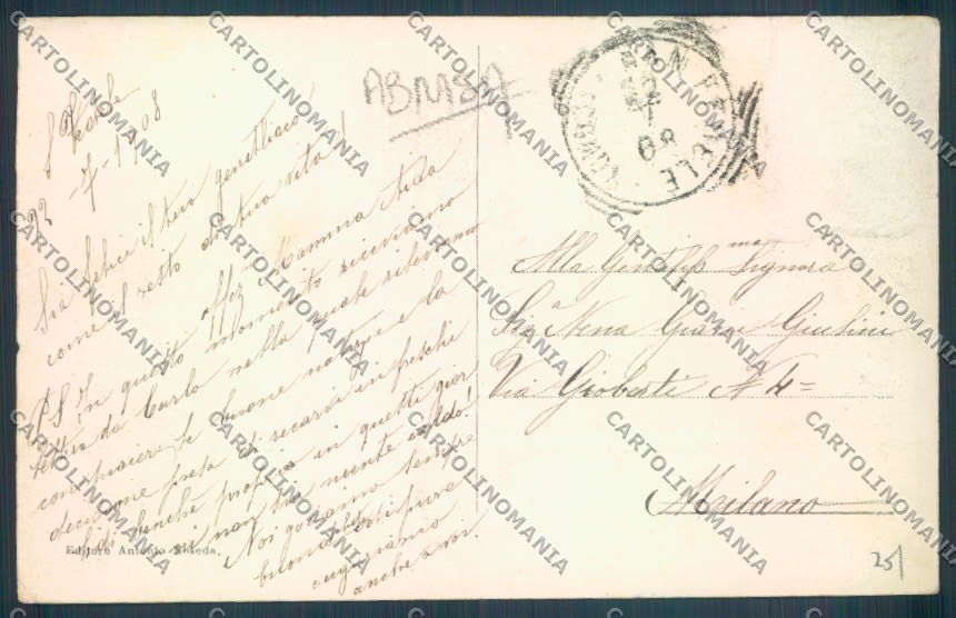 Como San Fedele d'Intelvi ABRASA cartolina LQ3285 – retro