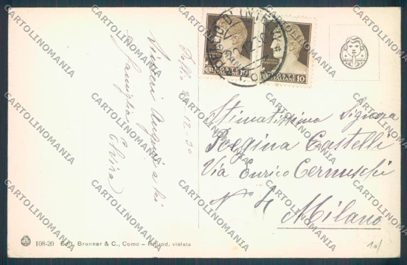 Como Pellio Intelvi cartolina LQ3292 – retro