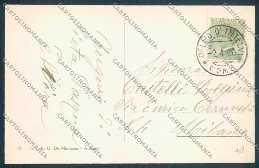 Como Pellio Intelvi cartolina LQ3314 – retro
