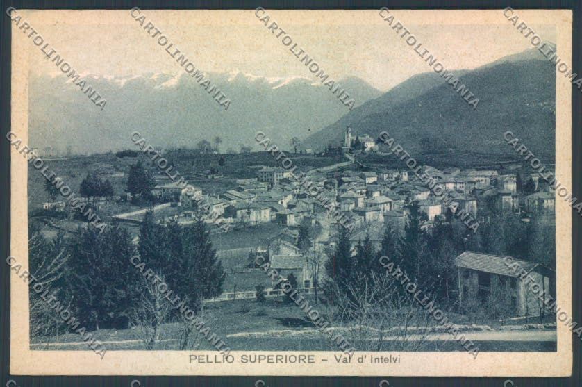 Como Pellio Intelvi PIEGATA cartolina LQ3315 – fronte