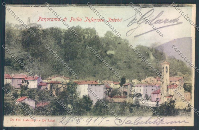 Como Pellio Intelvi cartolina LQ3328 – fronte
