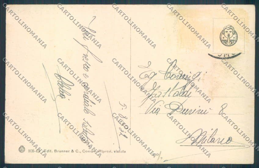 Como Pellio Intelvi cartolina LQ3331 – retro