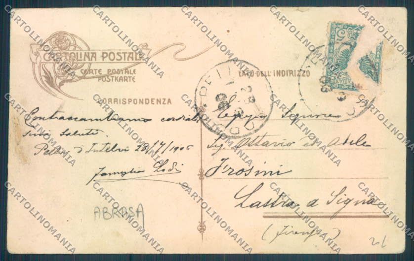 Como Pellio Intelvi cartolina LQ3332 – retro