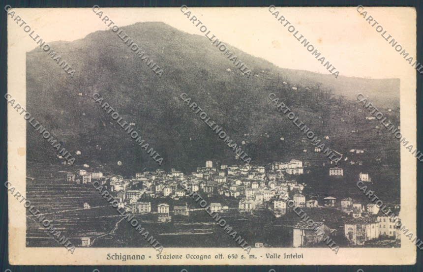 Como Schignano Occagno PIEGA cartolina LQ3347 – fronte