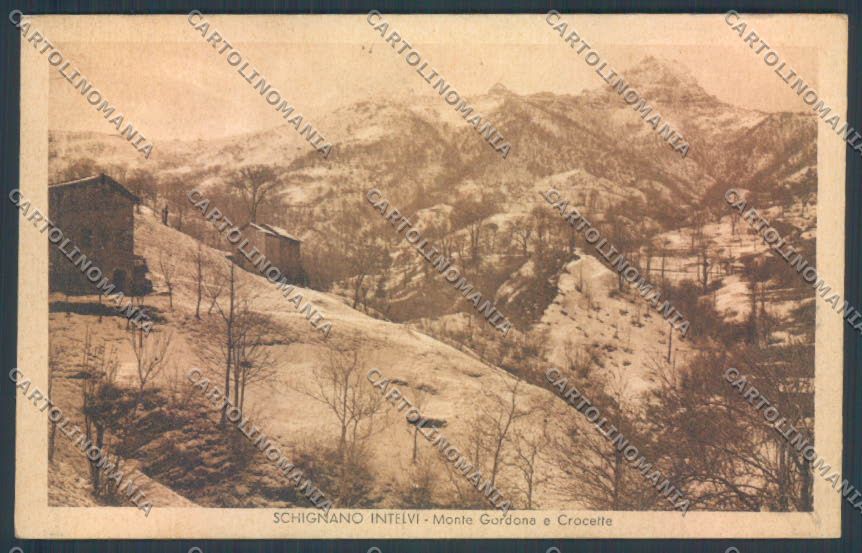 Como Schignano Nevicata cartolina LQ3352 – fronte