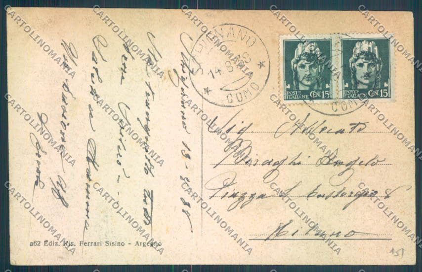 Como Schignano Occagno cartolina LQ3359 – retro