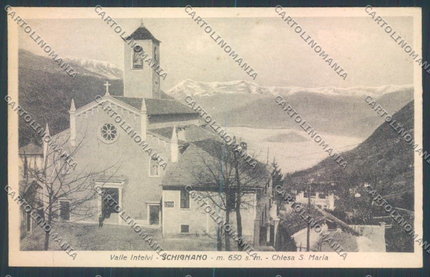 Como Schignano cartolina LQ3365 – fronte