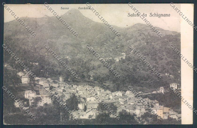 Como Schignano Saluti da cartolina LQ3369 – fronte