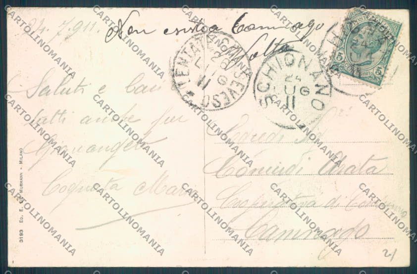Como Schignano Saluti da cartolina LQ3369 – retro