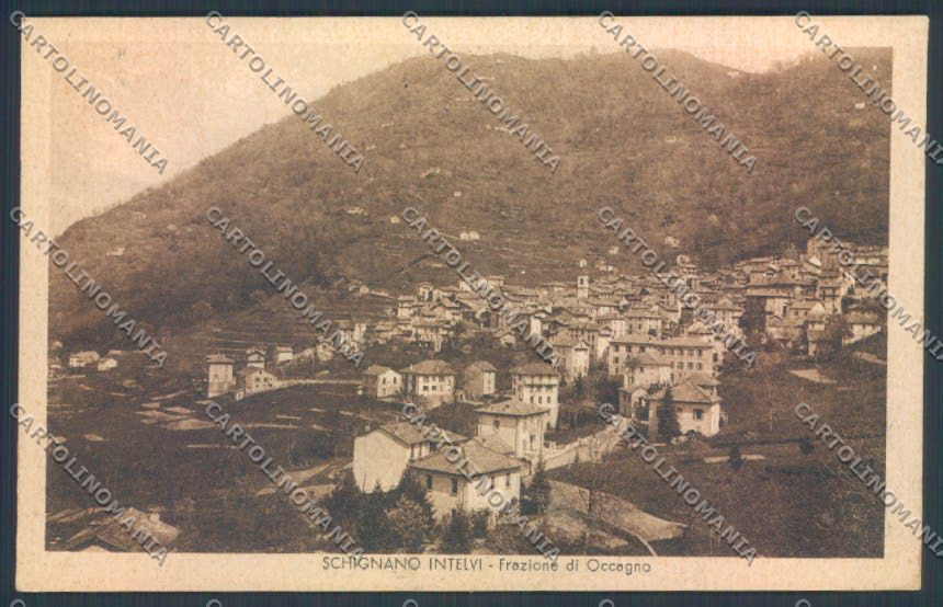 Como Schignano Occagno cartolina LQ3374 – fronte