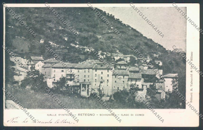 Como Schignano Retegno cartolina LQ3379 – fronte