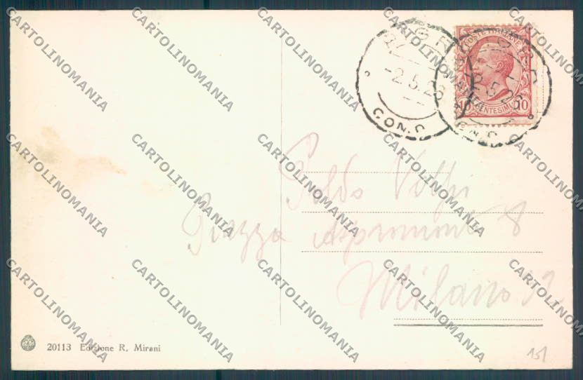 Como Pigra cartolina LQ3385 – retro